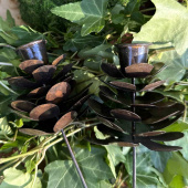 Ljushållare Kronljus Kotte - Mörkbrun Ljushållare Kronljus Kotte - Mörkbrun