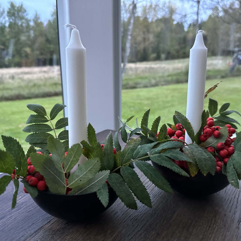 Ljushållare för kronljus / skål. ca 13 cm