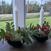 Ljushållare för kronljus / skål. ca 13 cm Ljushållare för kronljus / skål. ca 13 cm