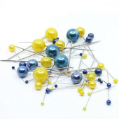 Pärlnålar mixade storlekar & färger. 52 st Pärlnålar mixade storlekar & färger. 52 st