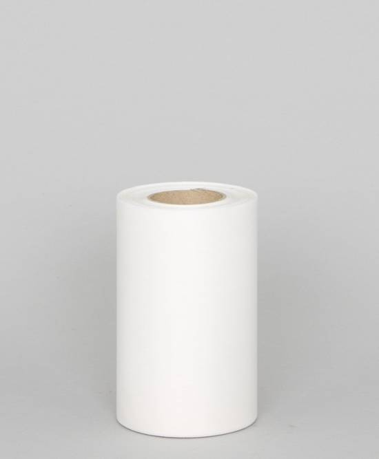 Vitt band, 150 mm. 25m/rulle