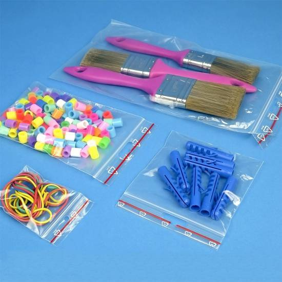 Blixtlåspåse / Zip-påse, 230x320 mm. 100 st