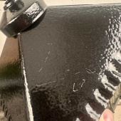 Gravlykta med kula, svart Gravlykta med kula, svart