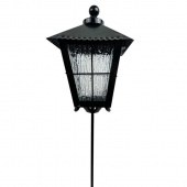 Gravlykta med kula, svart Gravlykta med kula, svart