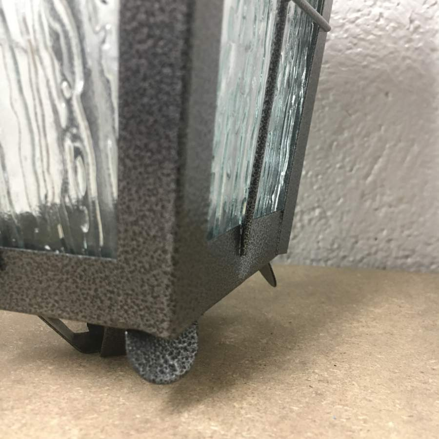 Gravlykta med kula, silvergrå