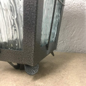 Gravlykta med kula, silvergrå Gravlykta med kula, silvergrå