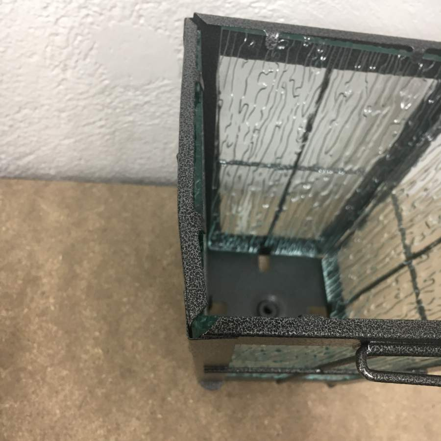 Gravlykta med kula, silvergrå