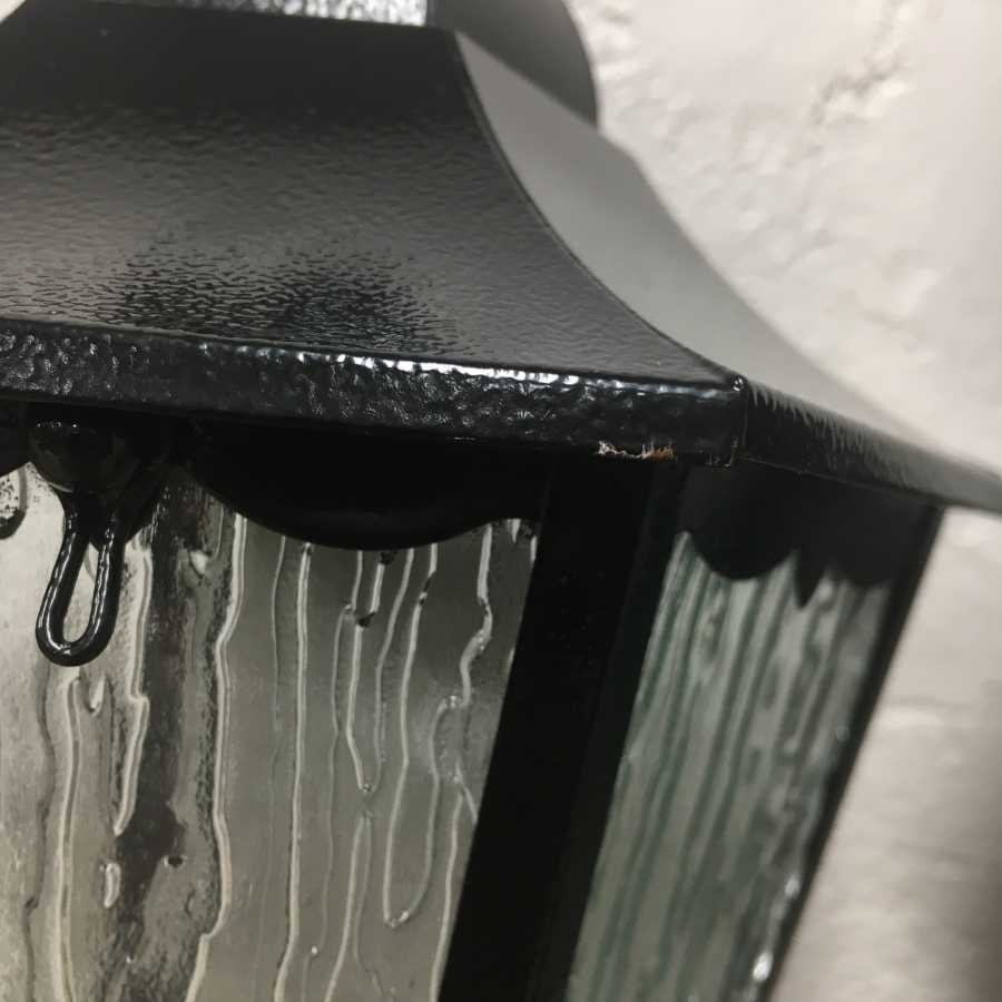 2 st Gravlyktor, stående 25 cm hög Svart