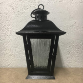 Stående Gravlykta Svart Stående Gravlykta Svart