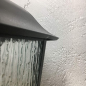 Stående Gravlykta Svart Stående Gravlykta Svart