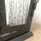 Stående Gravlykta, silvergrå Stående Gravlykta, silvergrå