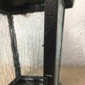 Stående Gravlykta, silvergrå Stående Gravlykta, silvergrå