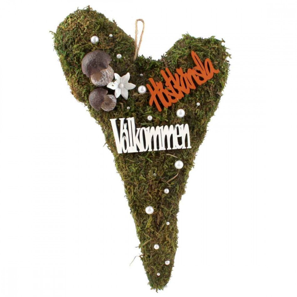 Höstkrans Hjärta Höstkänsla