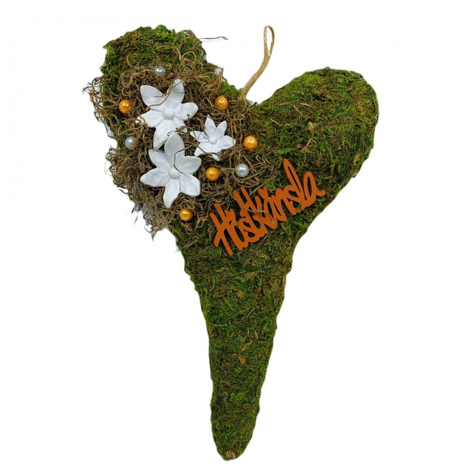 Höstkrans Hjärta Höstkänsla & Blommor