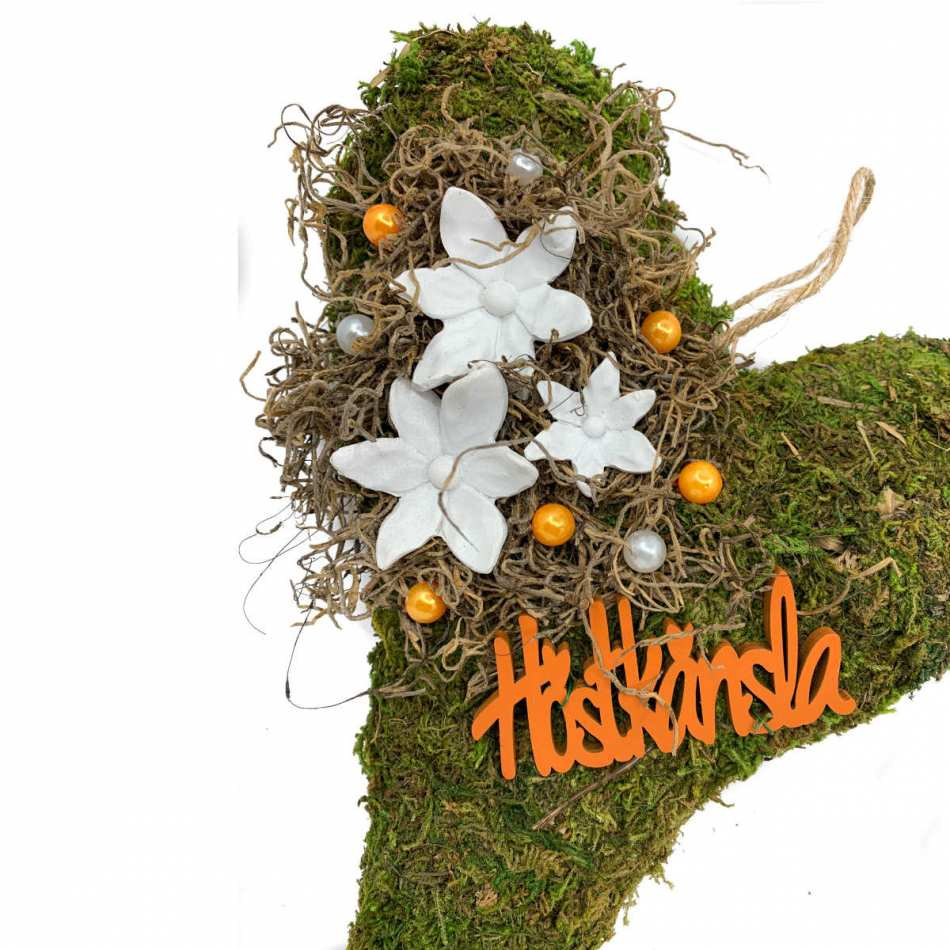 Höstkrans Hjärta Höstkänsla & Blommor