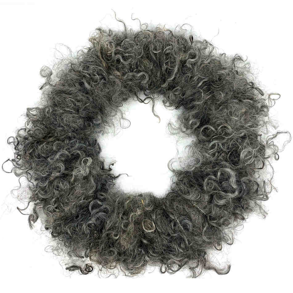 Ullkrans Grå ca 26 cm