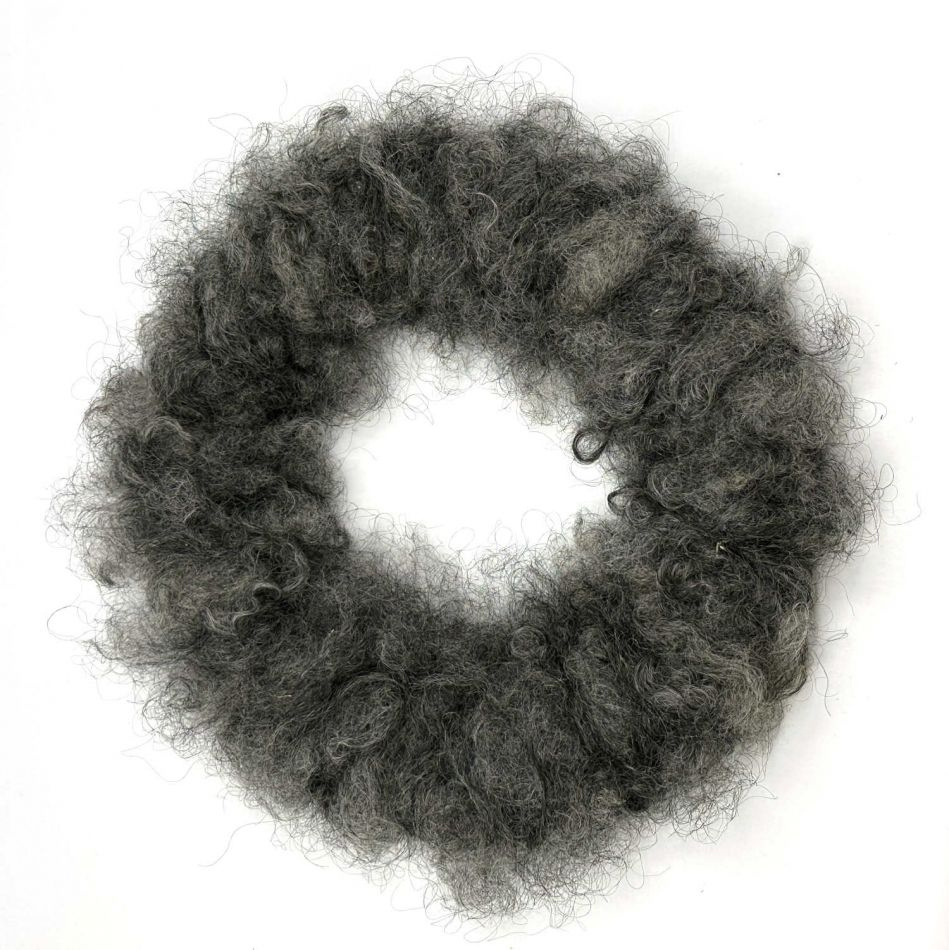 Ullkrans mörkgrå ca 26 cm