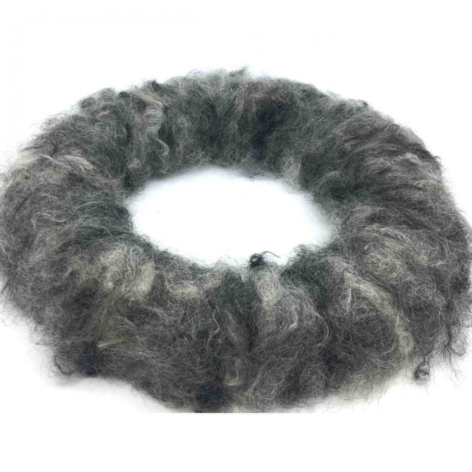 Ullkrans mörkgrå ca 31 cm