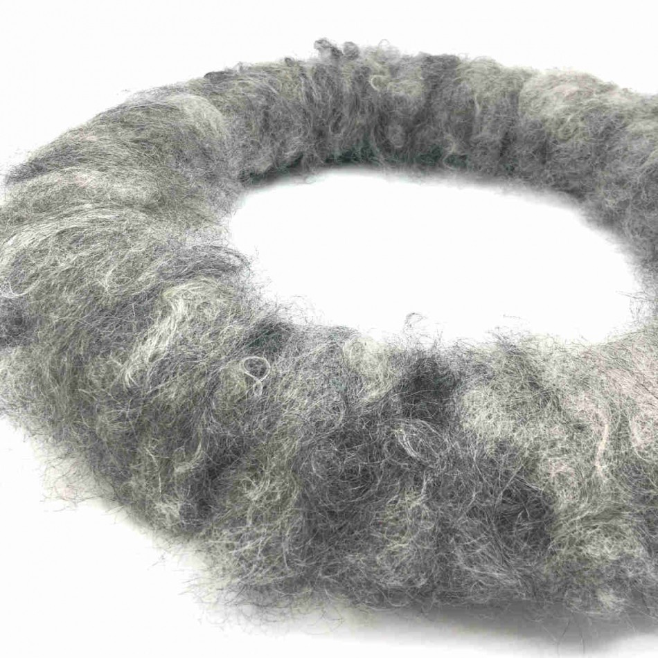 Ullkrans grå ca 45 cm
