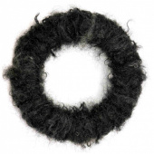 Ullkrans Svartgrå ca 31 cm Ullkrans Svartgrå ca 31 cm