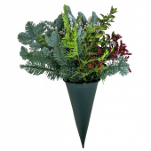 Ädelrisbuket med mixat ris och dekorerad med blommor Ädelrisbuket med mixat ris och dekorerad med blommor