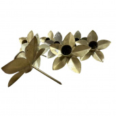 Ljushållare Kronljus Blomma - Mässing 8 st Ljushållare Kronljus Blomma - Mässing 8 st