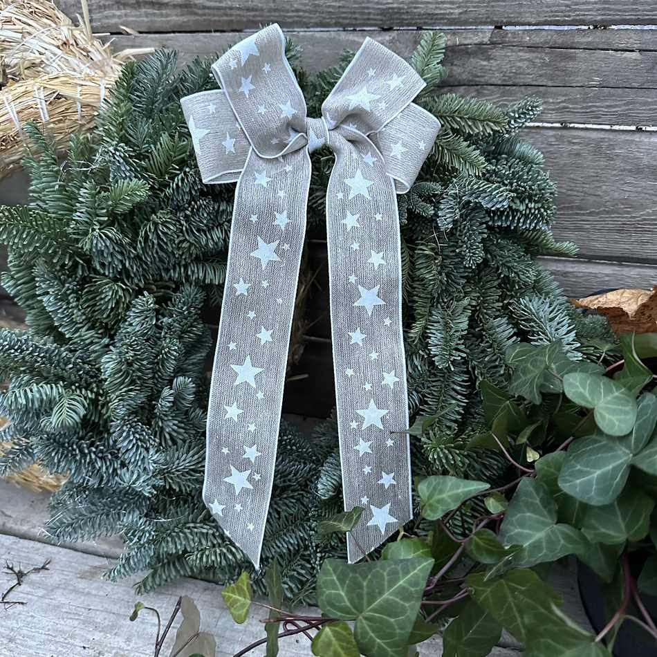 Julkrans, White Star ca 35 cm