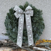 Julkrans, White Star ca 35 cm Julkrans, White Star ca 35 cm