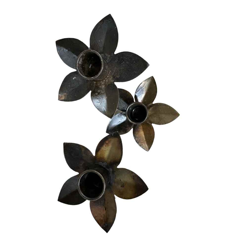 Ljushållare för flaska - Kronljus Mix färger 10 st