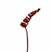 Spiraler , röda glittriga , 4st Spiraler , röda glittriga , 4st