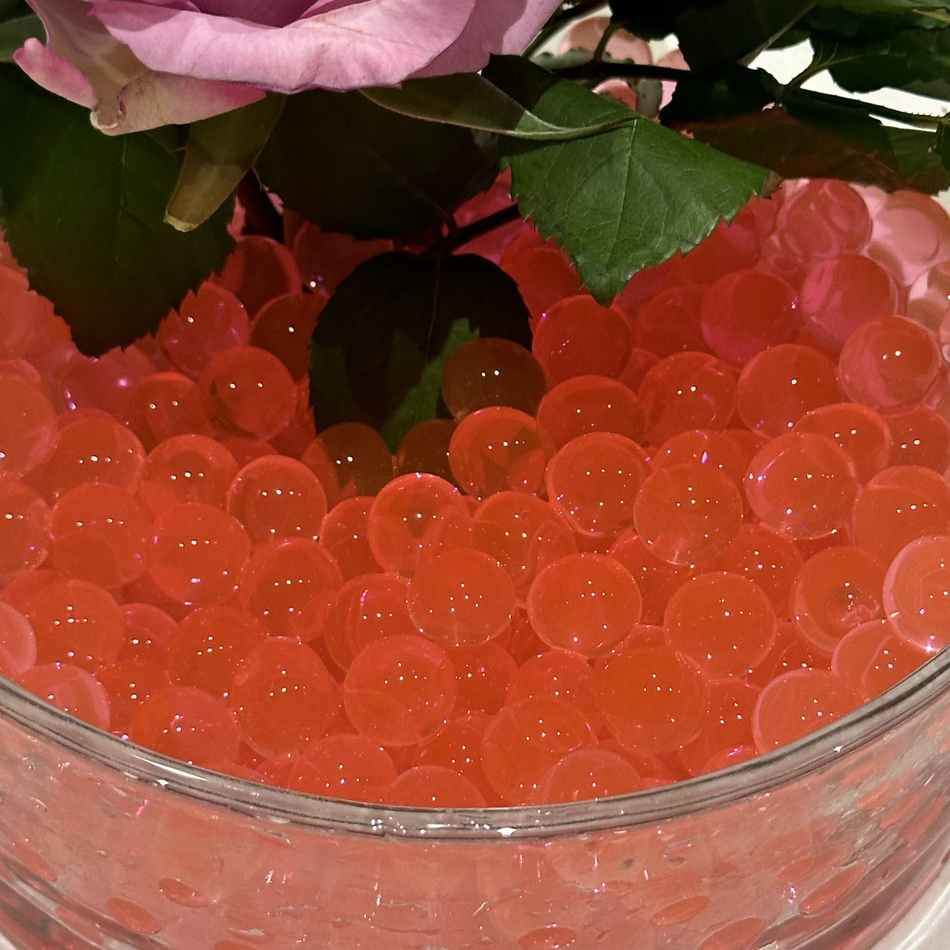 Vattenpärlor - röda