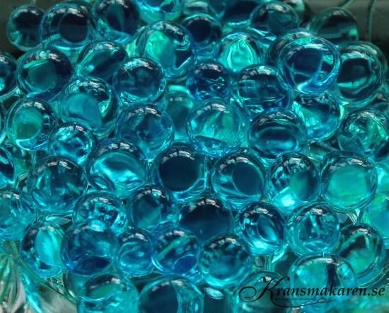 Vattenpärlor - Blåa