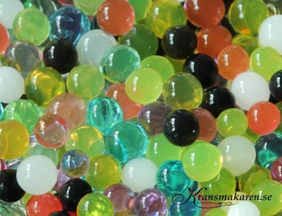 Vattenpärlor - Blandade färger