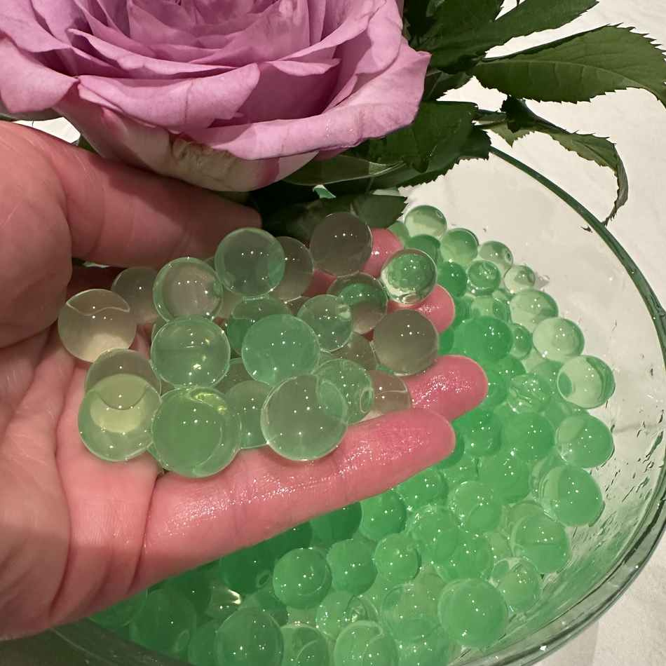 Vattenpärlor - Gröna