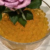 Vattenpärlor - ljust orangea Vattenpärlor - ljust orangea