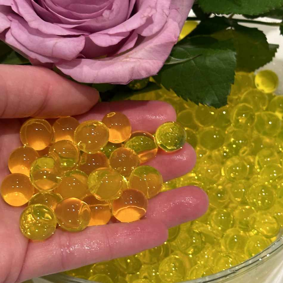 Vattenpärlor - Guldgul