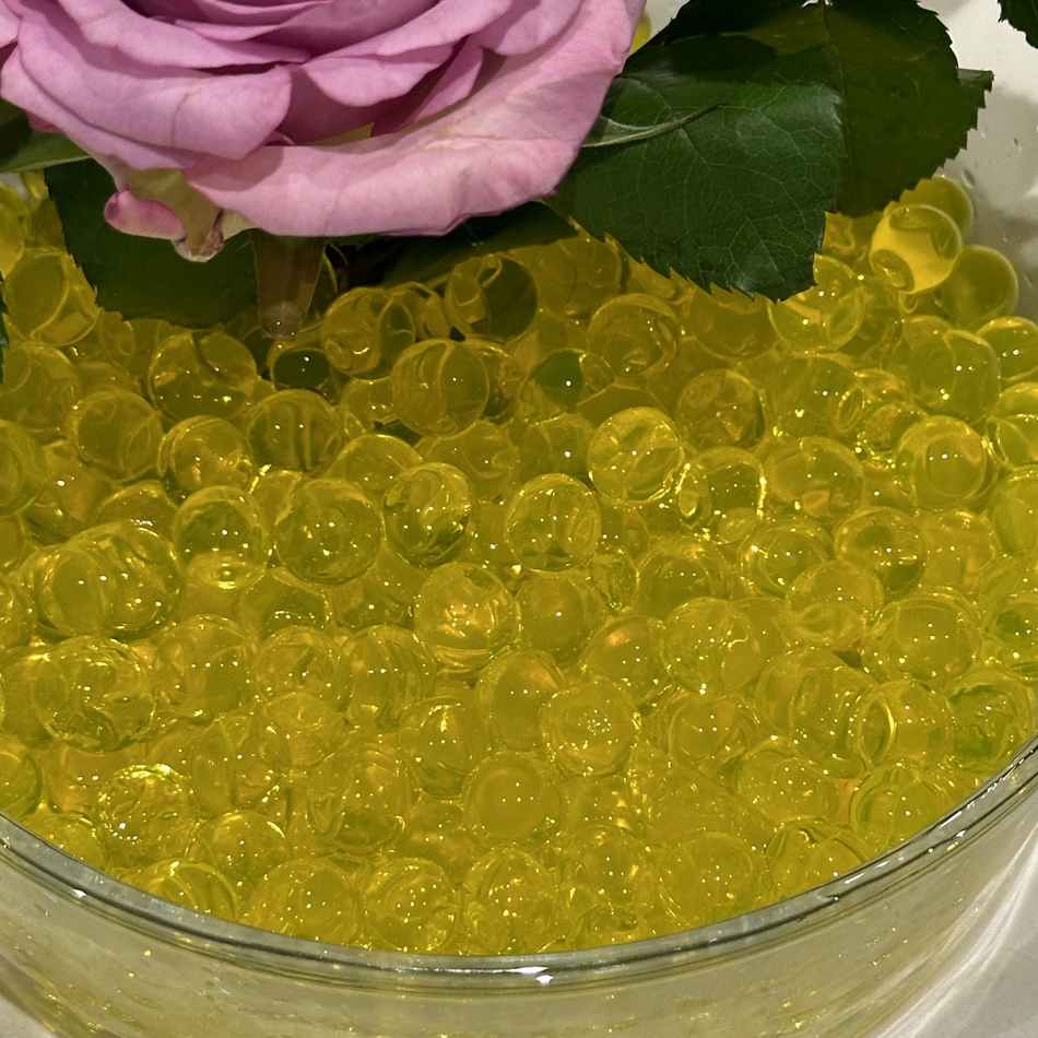 Vattenpärlor - Guldgul