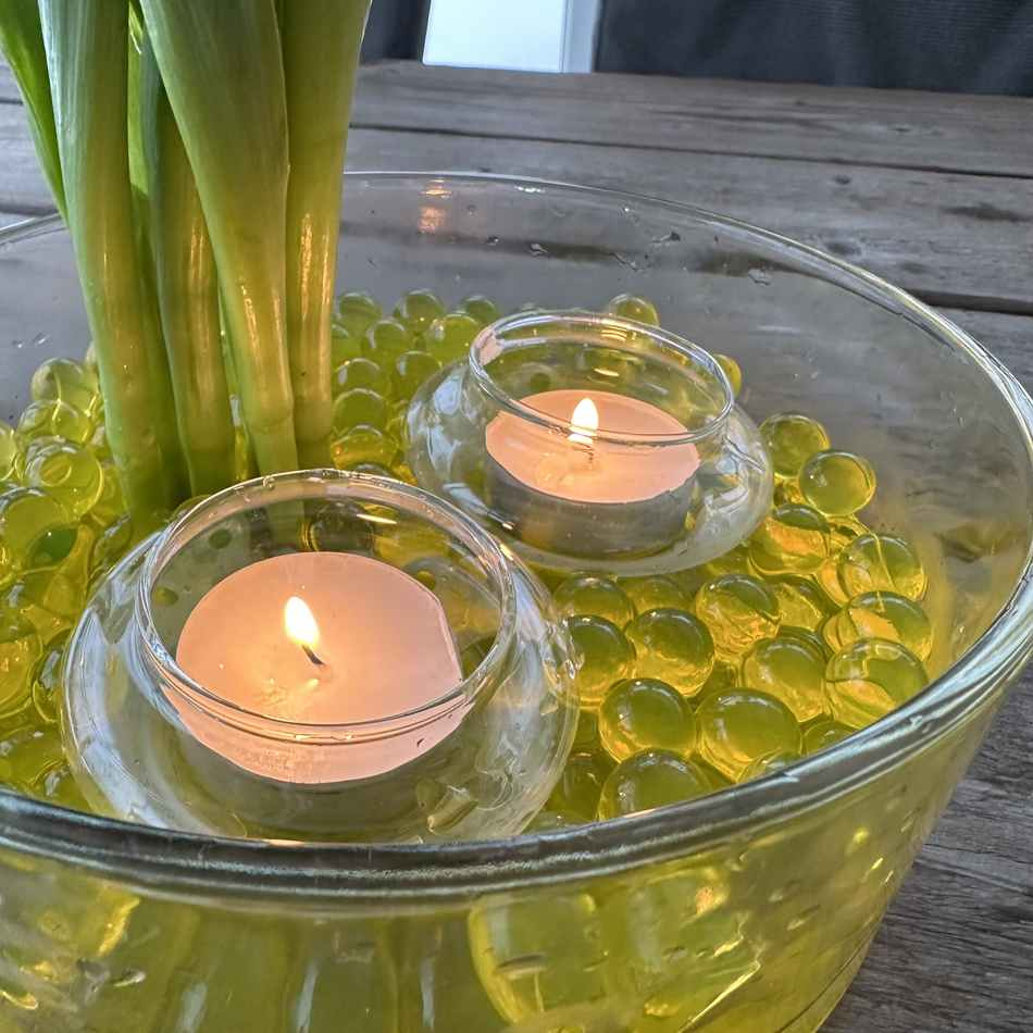 Vattenpärlor - Guldgul