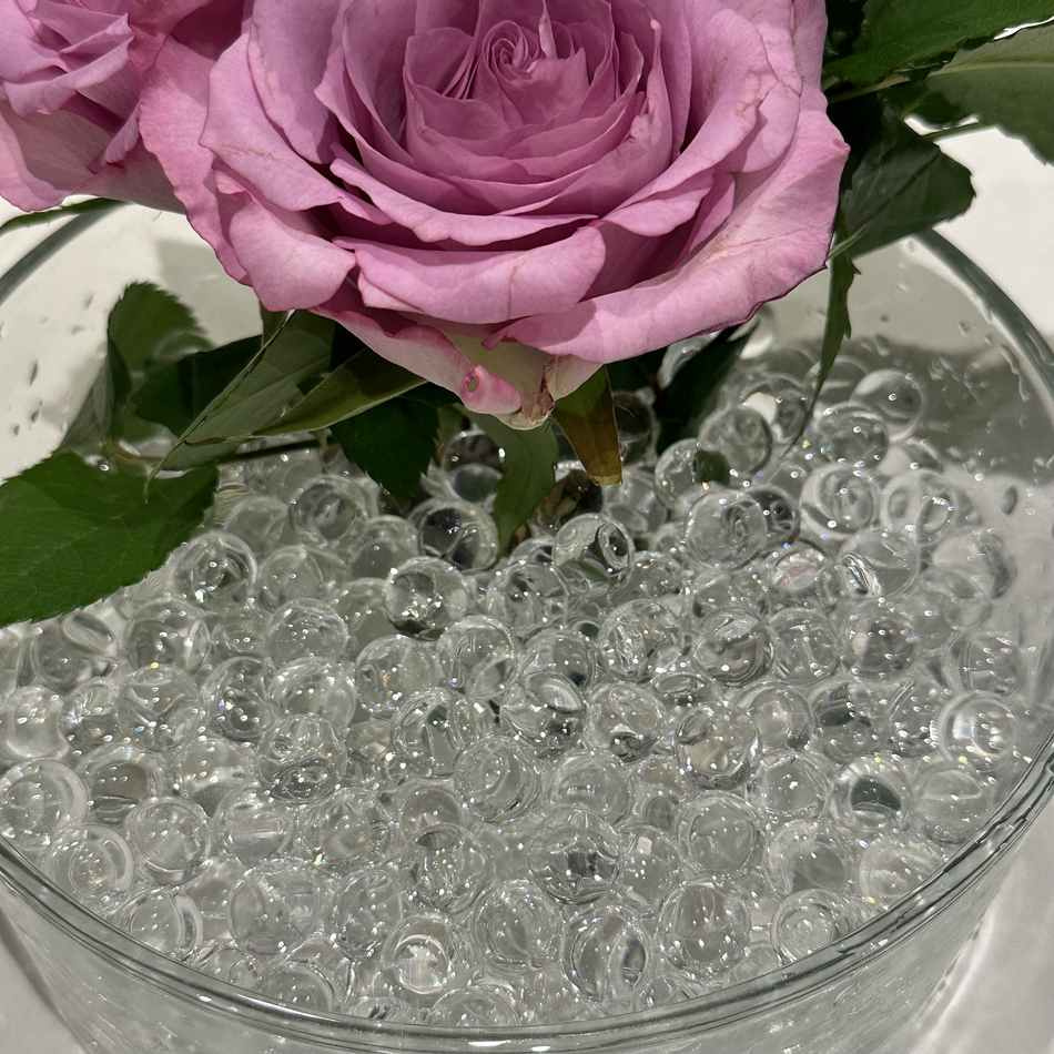 Vattenpärlor, små, ca ½ liter