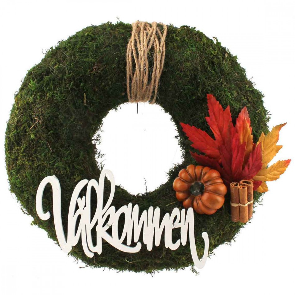 Höstkrans Pumpa & Höstlöv