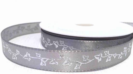 silvrigt band med silvermönster