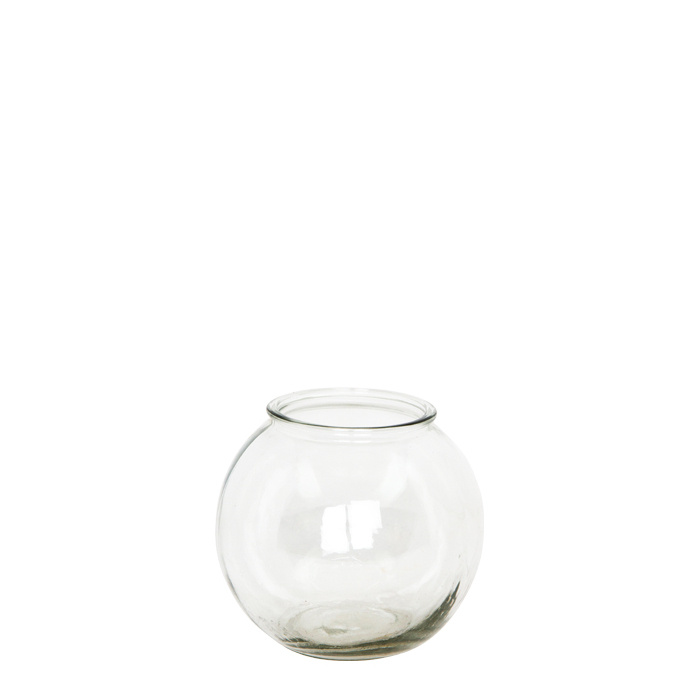 Liten Glasvas rund ca 10.5 cm