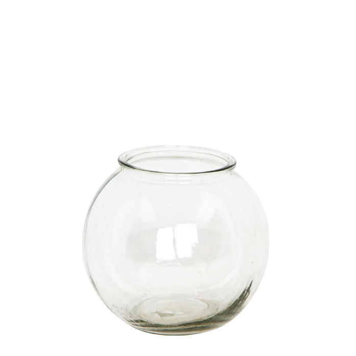 Glasvas rund ca 14.5 cm