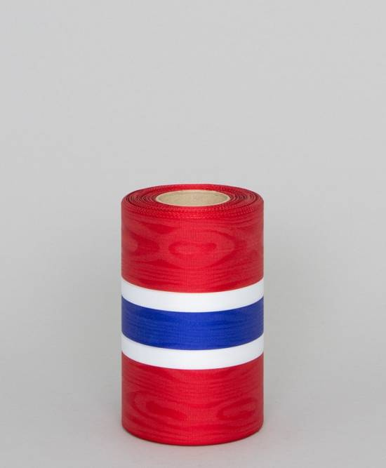 Band i norska flaggans färger, 150 mm