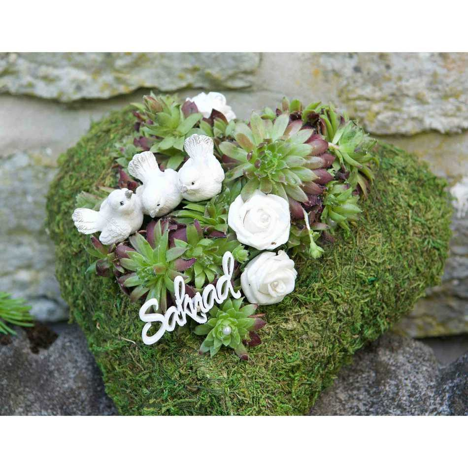 Ljusrosa ros av vattenfast tyg ca 4 cm