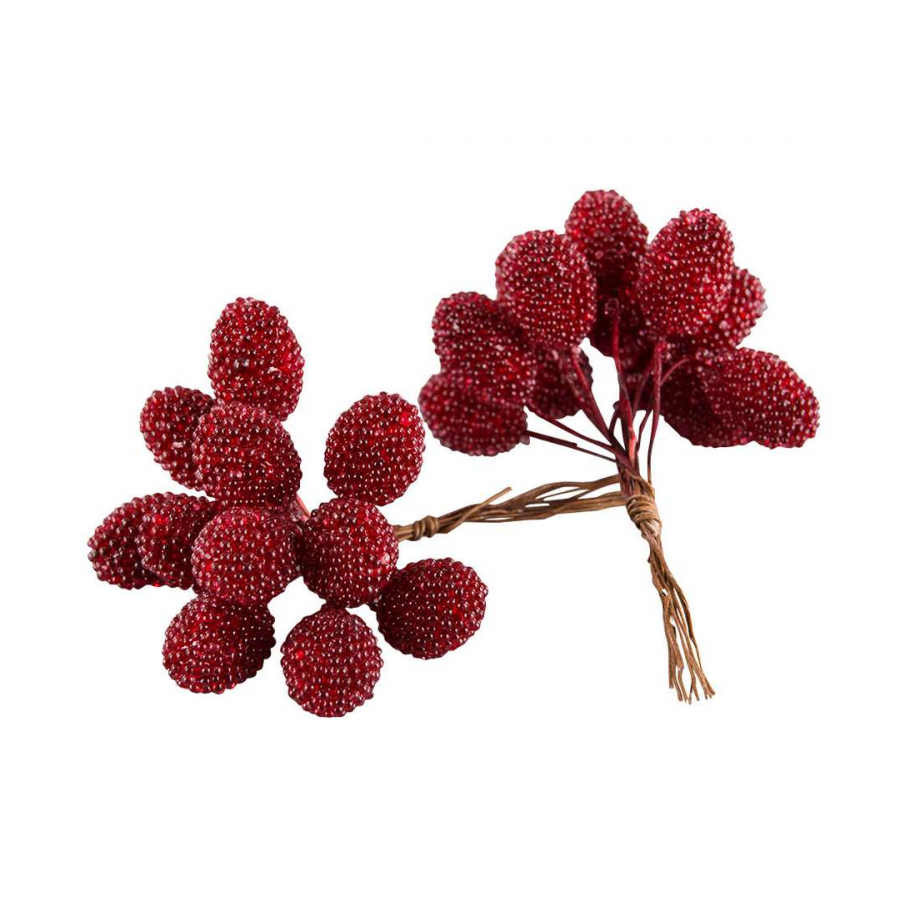 Bär / knippe, Röda. 20 mm. 