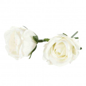 Cremefärgad ros av vattenfast tyg ca 4 cm Cremefärgad ros av vattenfast tyg ca 4 cm