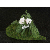 Cremefärgad ros av vattenfast tyg ca 4 cm Cremefärgad ros av vattenfast tyg ca 4 cm