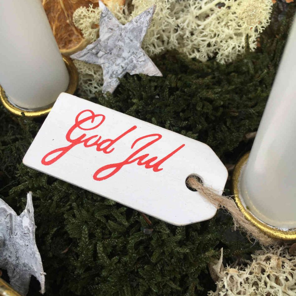 Etiketter God Jul, 6 st