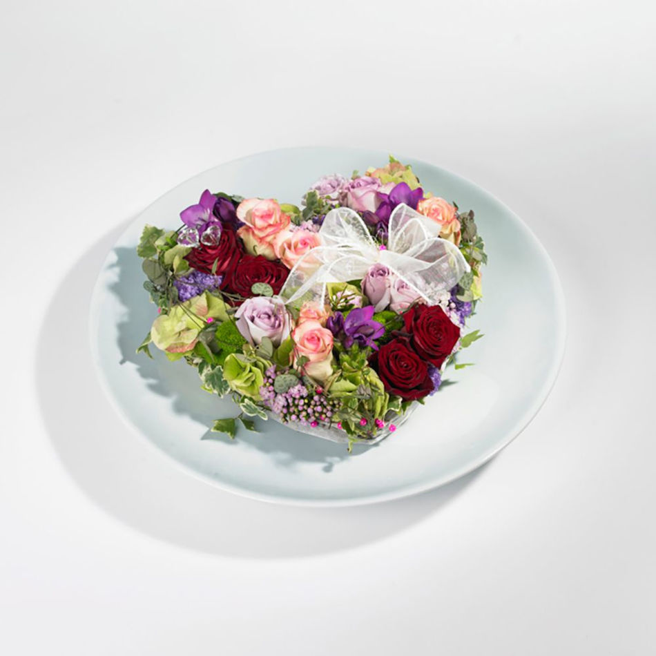 Oasis hjärta. 18 cm. 1 st.